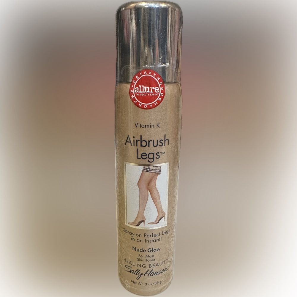 SALLY HANSEN AIR BRUSH LEGS VITAMIN K LEG MAKEUP COSMETIC NUDE TAN COLOR COVER